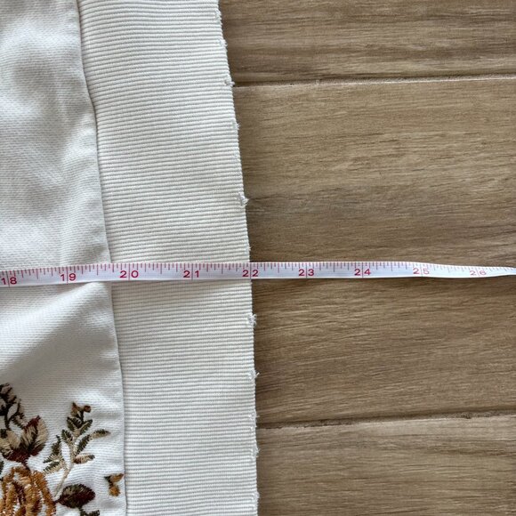 Driftwood Teddy Full Zip Hoodie Women's Medium White Floral Embroidered Western - Picture 10 of 11